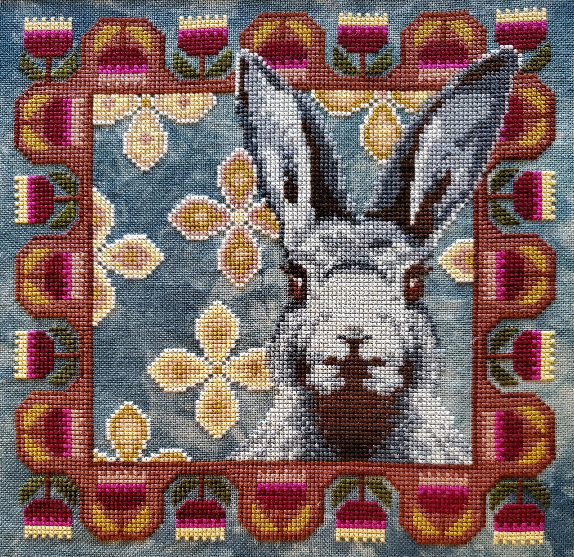 Bun Bun by The Artsy Housewife - Cross Stitch Paper Pattern