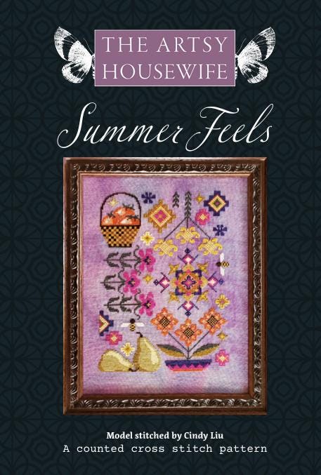 Summer Feels by The Artsy Housewife - Cross Stitch Paper Pattern