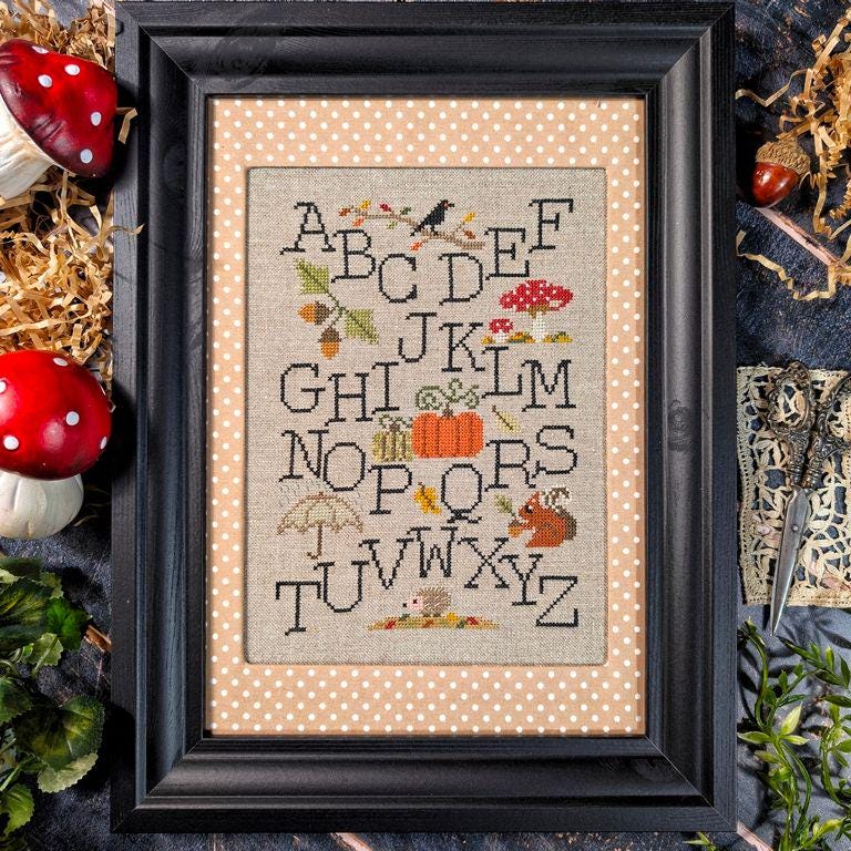 Autumn Sampler by Puntini Puntini - Cross Stitch Paper Pattern