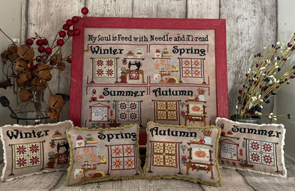 Needle and Thread Seasons Spring - Cross Stitch Paper Pattern