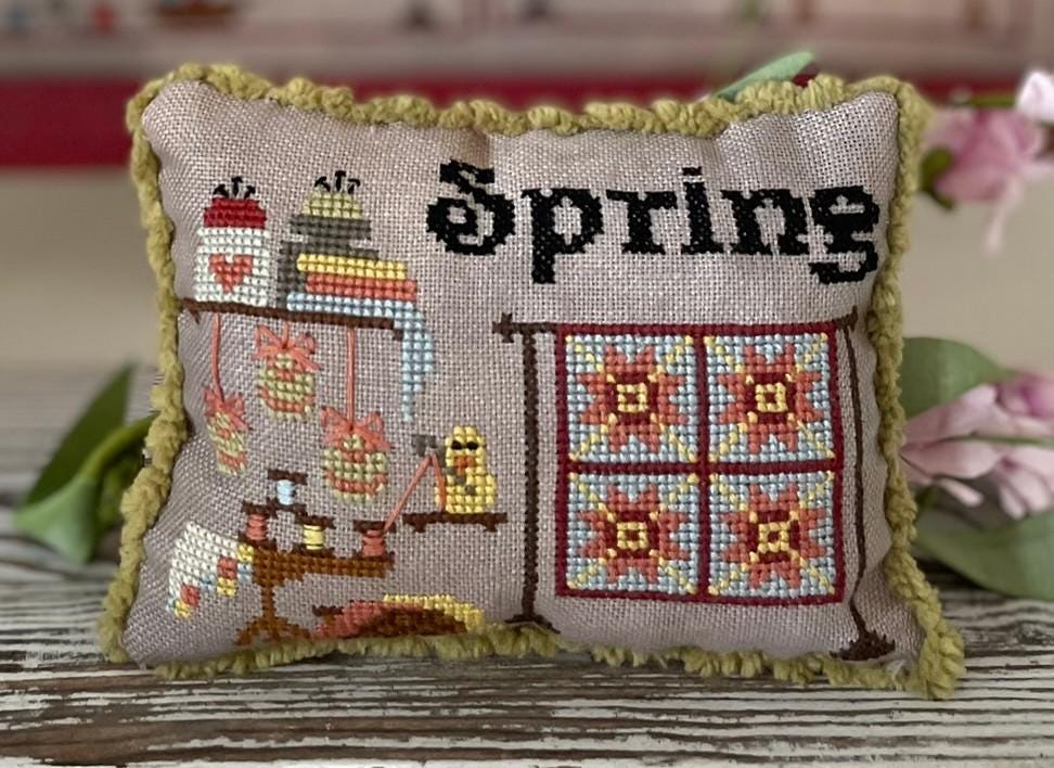 Needle and Thread Seasons Spring by Mani di Donna - Cross Stitch Paper Pattern