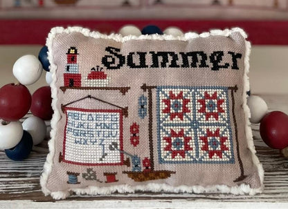 Needle and Thread Seasons Summer - Cross Stitch Paper Pattern