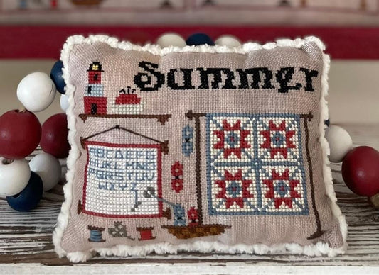 Needle and Thread Seasons Summer - Cross Stitch Paper Pattern