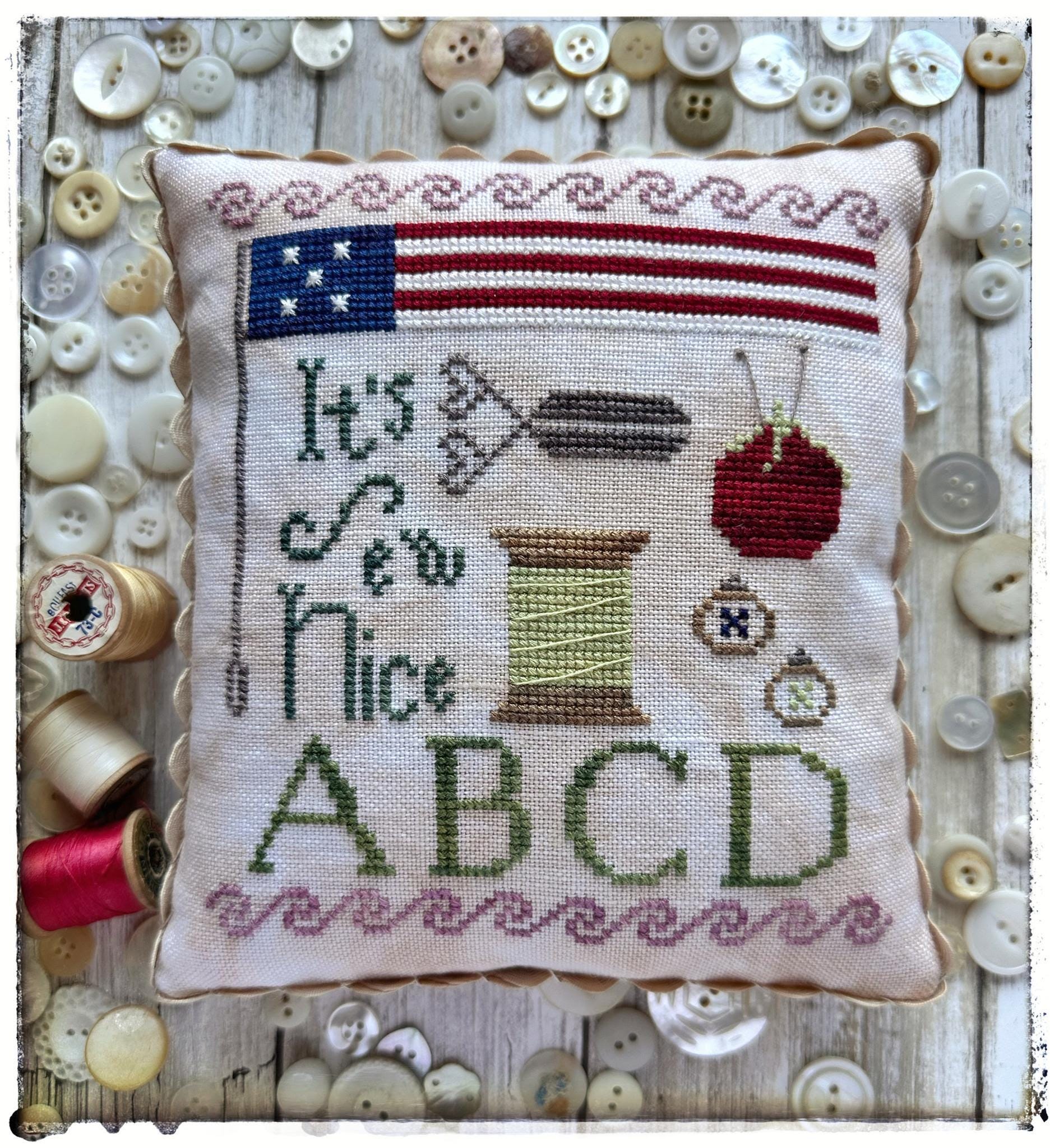 It's Sew Nice by Lucy Beam - Cross Stitch Paper Pattern
