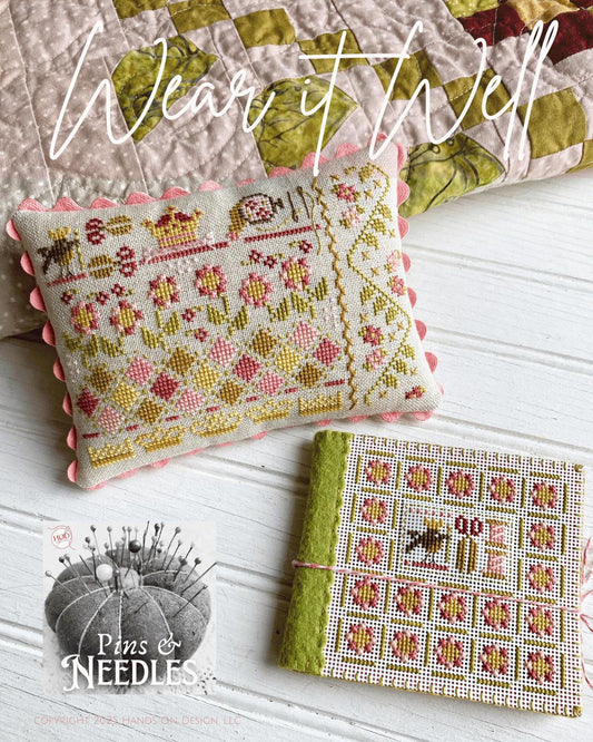 Wear It Well by Hands on Design - Cross Stitch Paper Pattern