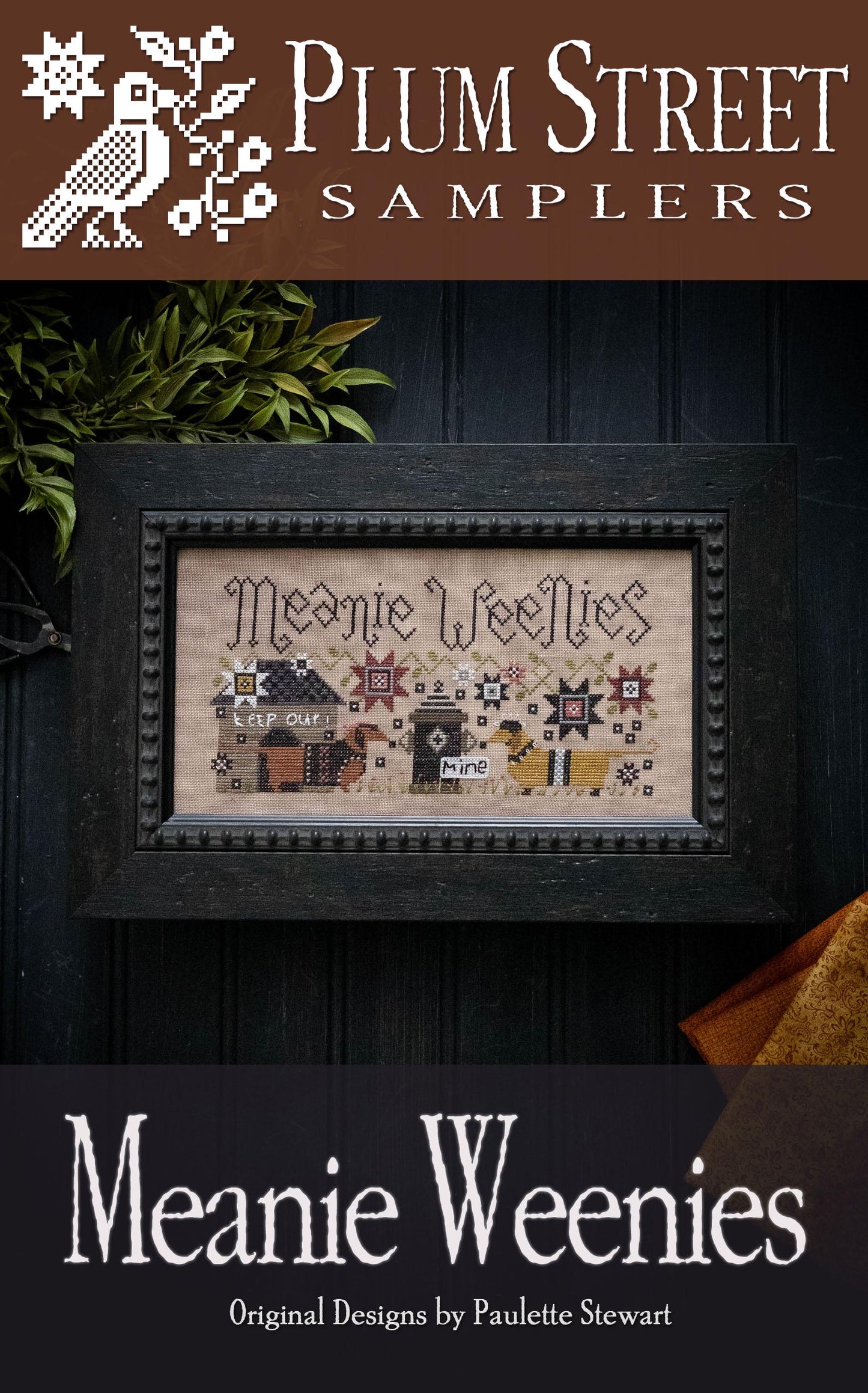 Meanie Weenies by Plum Street Samplers - Cross Stitch Paper Pattern