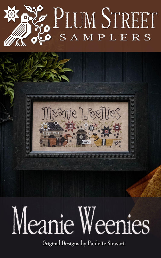 Meanie Weenies by Plum Street Samplers - Cross Stitch Paper Pattern