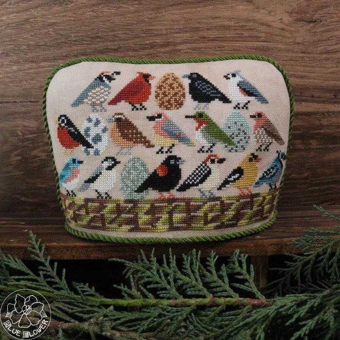 Birdy Bowl by The Blue Flower - Cross Stitch Paper Pattern