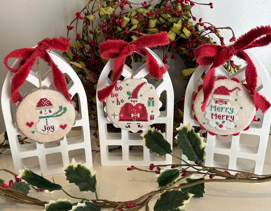 Holiday Minis by Emily Call Stitching - Cross Stitch Paper Pattern