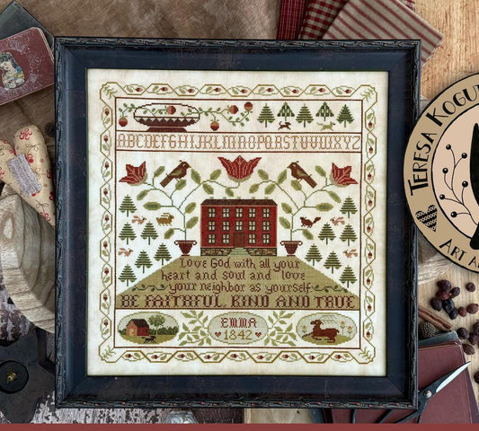 Faithful, Kind & True Booklet by Teresa Kogut - Cross Stitch Paper Pattern