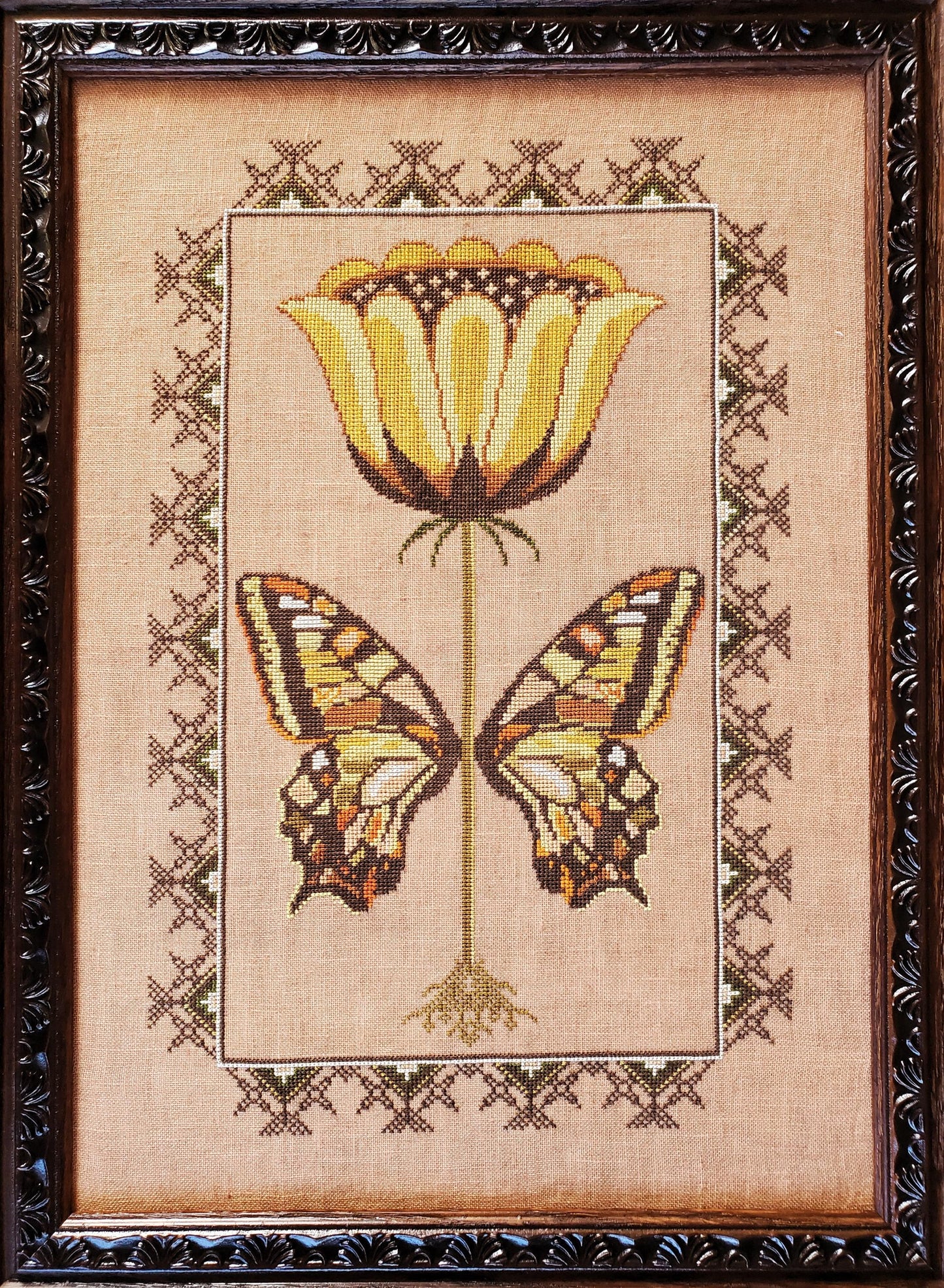 A Study in Garden Fairies - Cross Stitch Paper Pattern
