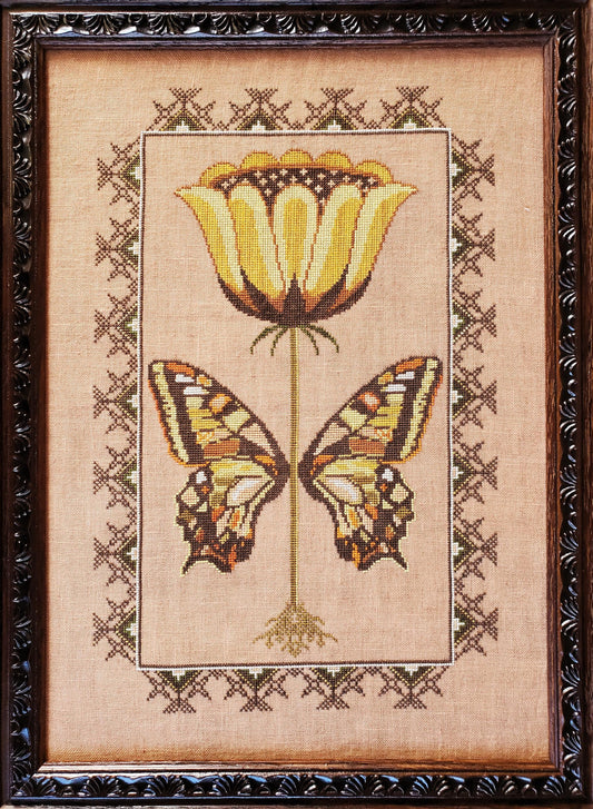 A Study in Garden Fairies - Cross Stitch Paper Pattern