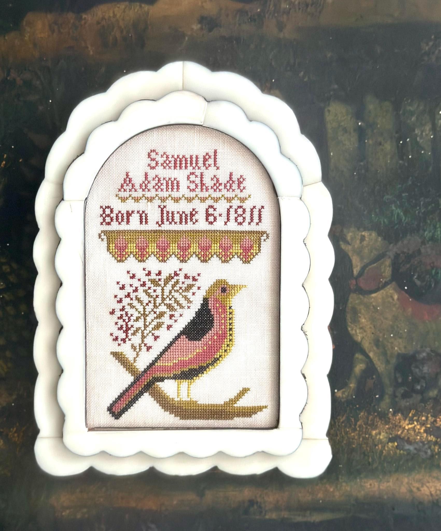 Birth Samplers by Kathy Barrick - Cross Stitch Paper Pattern