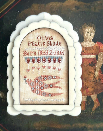 Birth Samplers by Kathy Barrick - Cross Stitch Paper Pattern