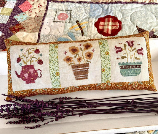 The Potting Bench #1 by Blueberry Ridge Design - Cross Stitch Paper Pattern