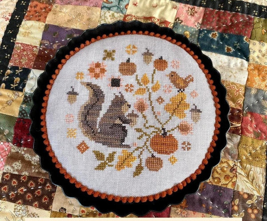 Oak & Acorn Tart by Blueberry Ridge Design - Cross Stitch Paper Pattern