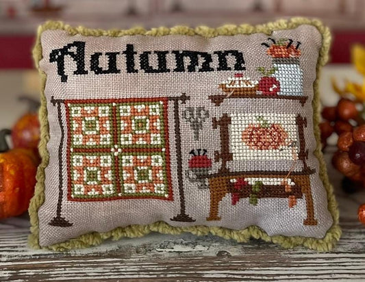 Needle and Thread Seasons Autumn by Mani di Donna - Cross Stitch Paper Pattern