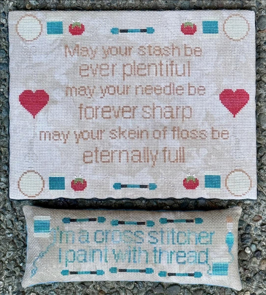 A Stitcher's Blessing by SamBrie Stitches - Cross Stitch Paper Pattern