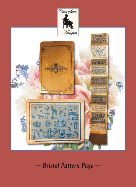 Bristol Pattern Page by Cross Stitch Antiques - Cross Stitch Paper Pattern
