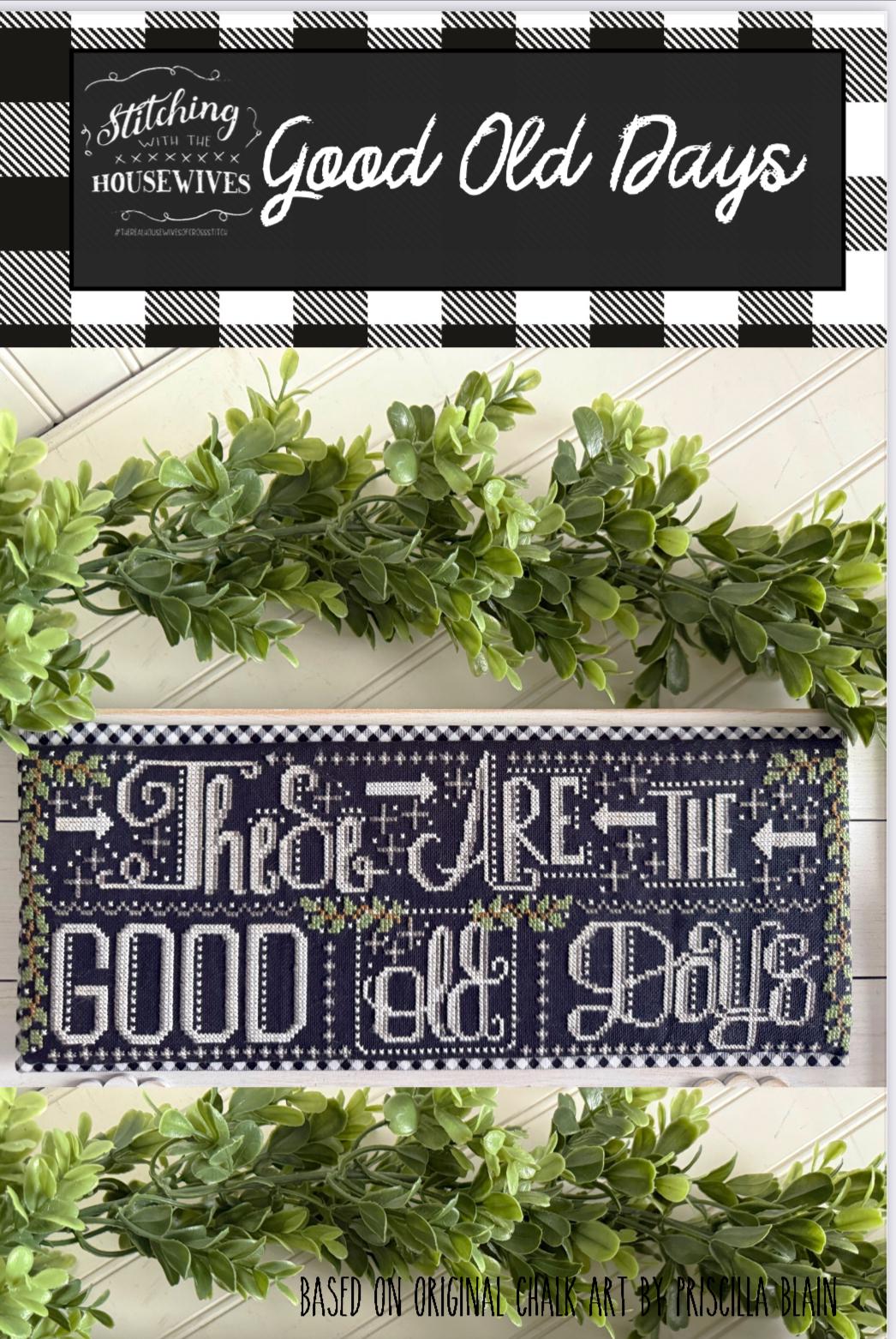 The Good Old Days - Cross Stitch Paper Pattern