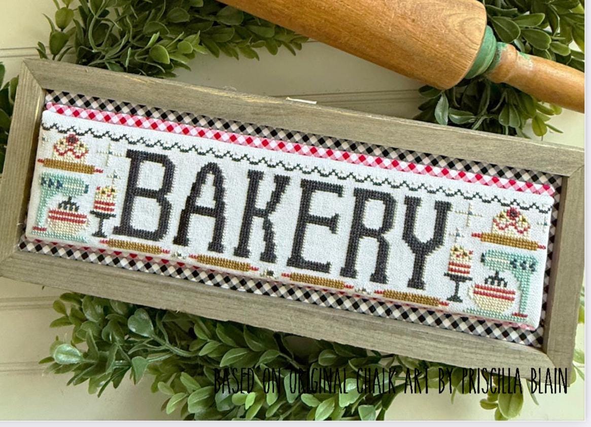 Bakery by Stitching with the Housewives - Cross Stitch Paper Pattern