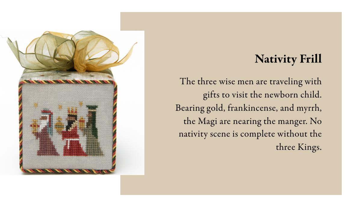 Nativity Frill by Heart in Hand Needleart - Cross Stitch Paper Pattern