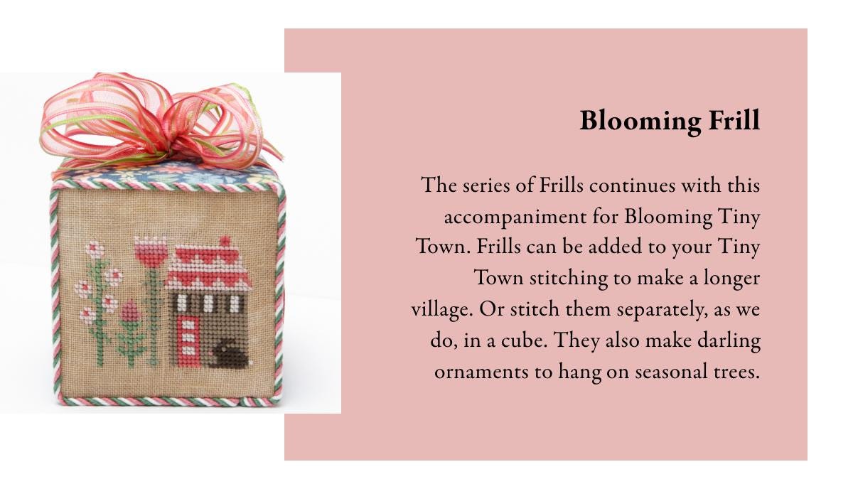 Blooming Frill - Cross Stitch Paper Pattern