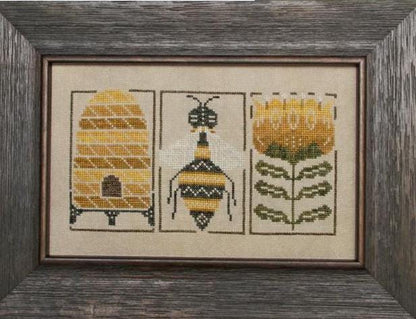Bumblebee Etchings by Heart in Hand Needleart - Cross Stitch Paper Pattern
