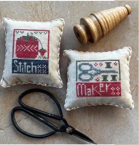 Imprints: Stitch and Maker by Heart in Hand Needleart - Cross Stitch Paper Pattern