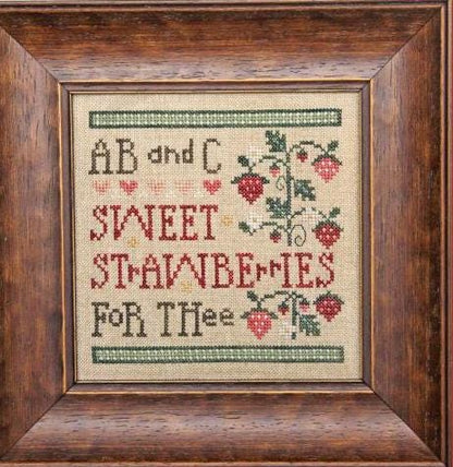 Sweet Strawberries - Cross Stitch Paper Pattern