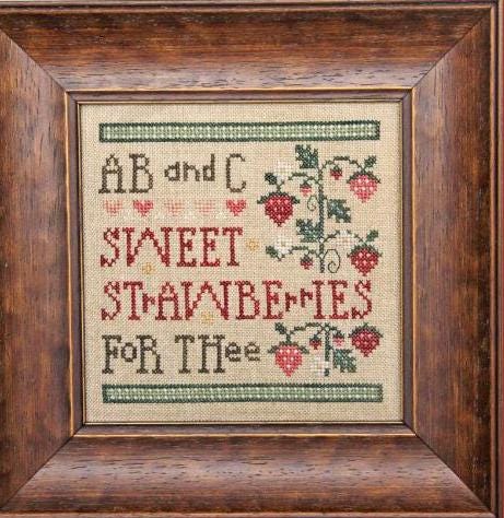 Sweet Strawberries - Cross Stitch Paper Pattern