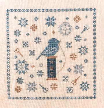 Blue Bird by Couleur D Etoile - Cross Stitch Paper Pattern