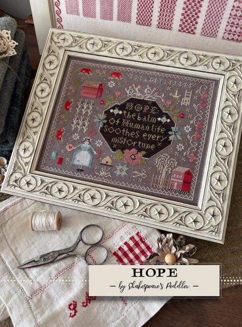 Hope Cross Stitch Pattern by Shakespeare's Peddler - 2025 Nashville Needlework Market