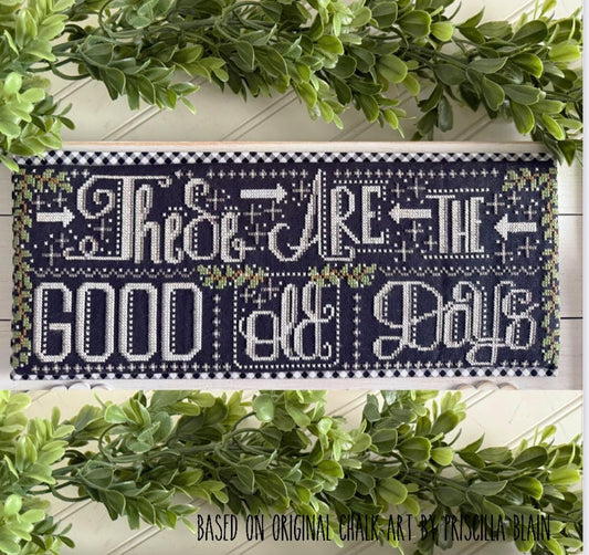 The Good Old Days - Cross Stitch Paper Pattern