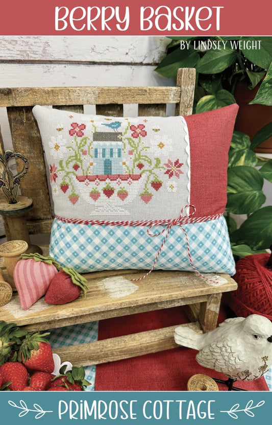 Berry Basket by Primrose Cottage Stitches - Cross Stitch Paper Pattern