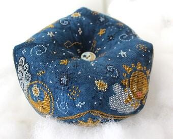 Starry Starry Night Biscornu by Cosford Rise Stitchery - Cross Stitch Paper Pattern