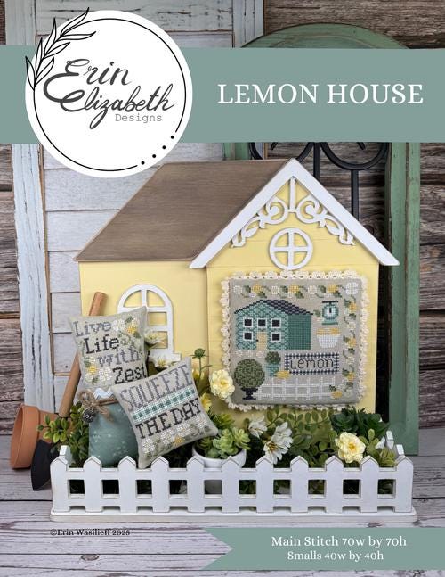 Lemon House - Cross Stitch Paper Pattern