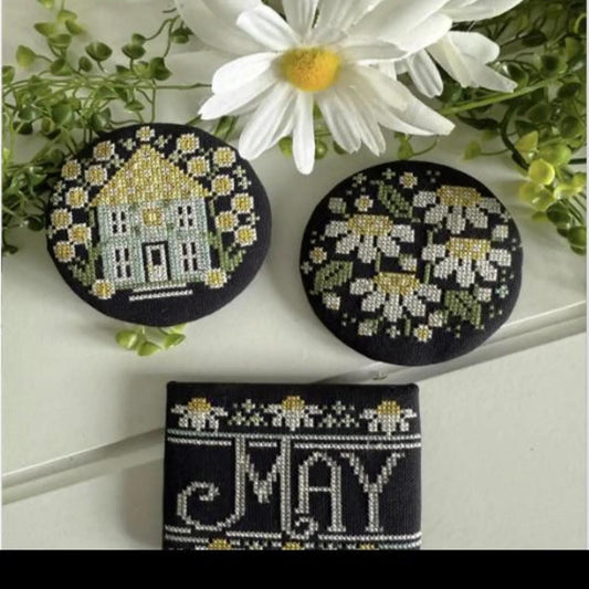 Good Old Days Minis - May - by Stitching with the Housewives - Cross Stitch Paper Pattern