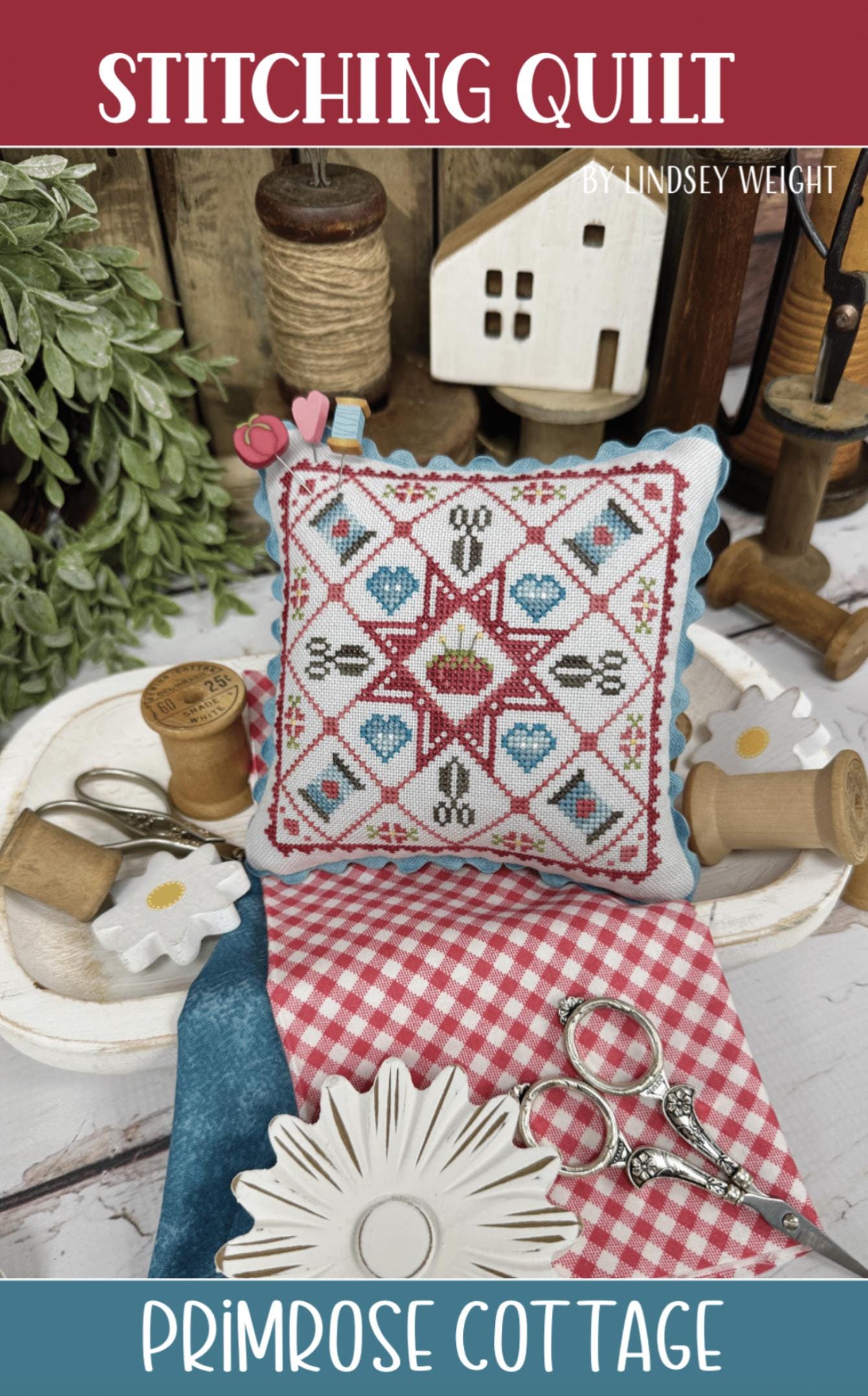 Stitching Quilt by Primrose Cottage Stitches - Cross Stitch Paper Pattern