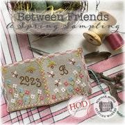 Between Friends - A Spring Sampling Book by Hands on Design & Summer House Stitche Workes - Book of Cross Stitch Paper Patterns