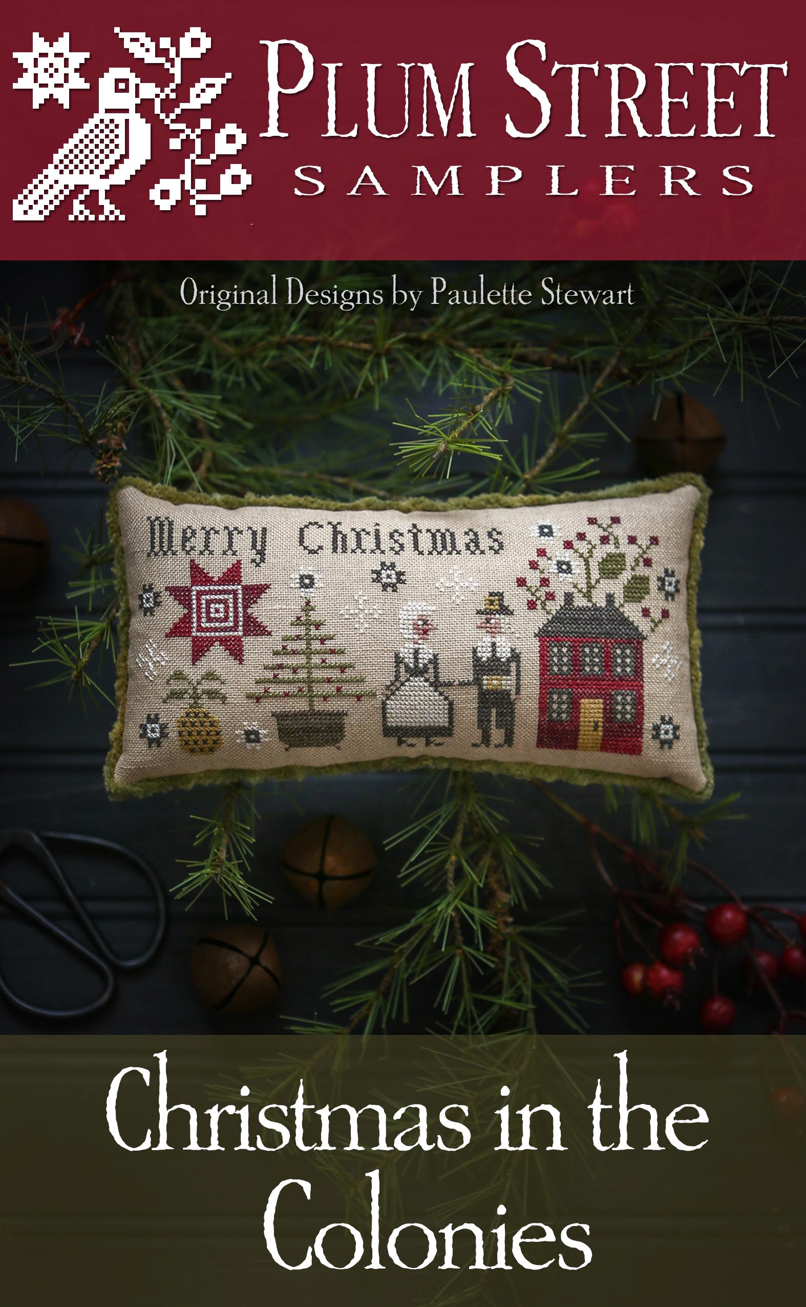 Christmas in the Colonies by Plum Street Samplers - Cross Stitch Paper Pattern