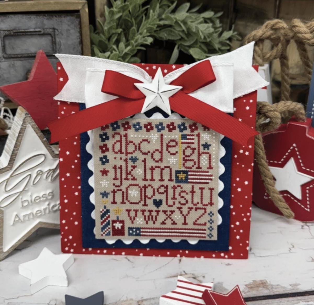 American Alphabet by Primrose Cottage Stitches - Cross Stitch Paper Pattern