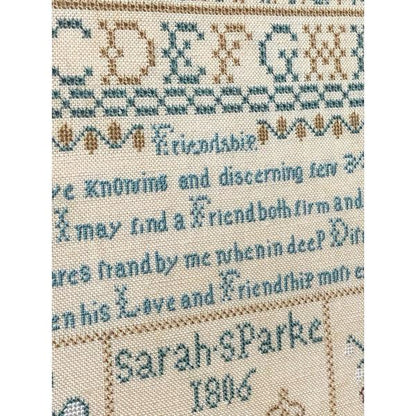 Sarah Sparke 1806 by Hobby House Press - Cross Stitch Paper Pattern