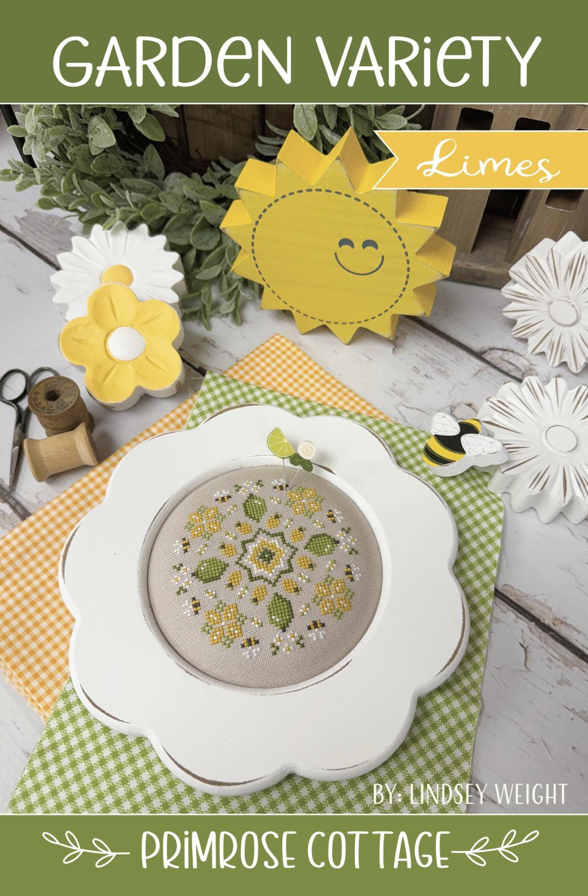 Garden Variety Limes by Primrose Cottage Stitches - Cross Stitch Paper Pattern