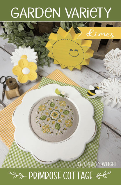 Garden Variety Limes by Primrose Cottage Stitches - Cross Stitch Paper Pattern