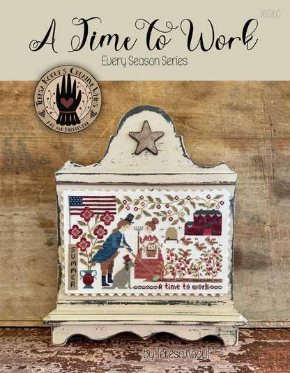 A Time to Work by Teresa Kogut - Cross Stitch Paper Pattern