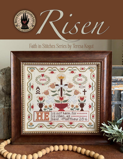 Risen by Teresa Kogut - Cross Stitch Paper Pattern