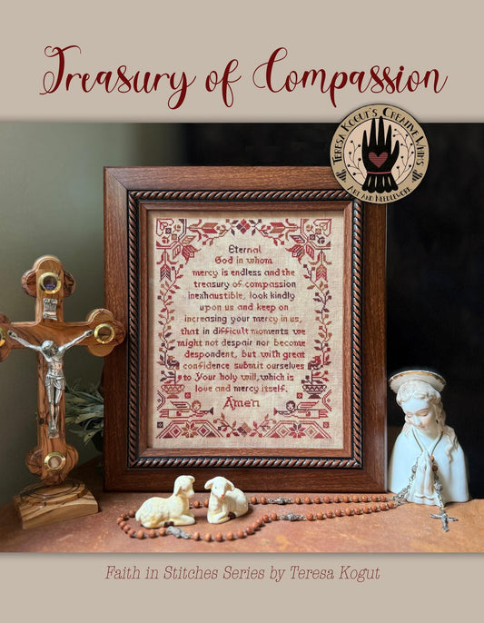 Treasury of Compassion by Teresa Kogut - Cross Stitch Paper Pattern