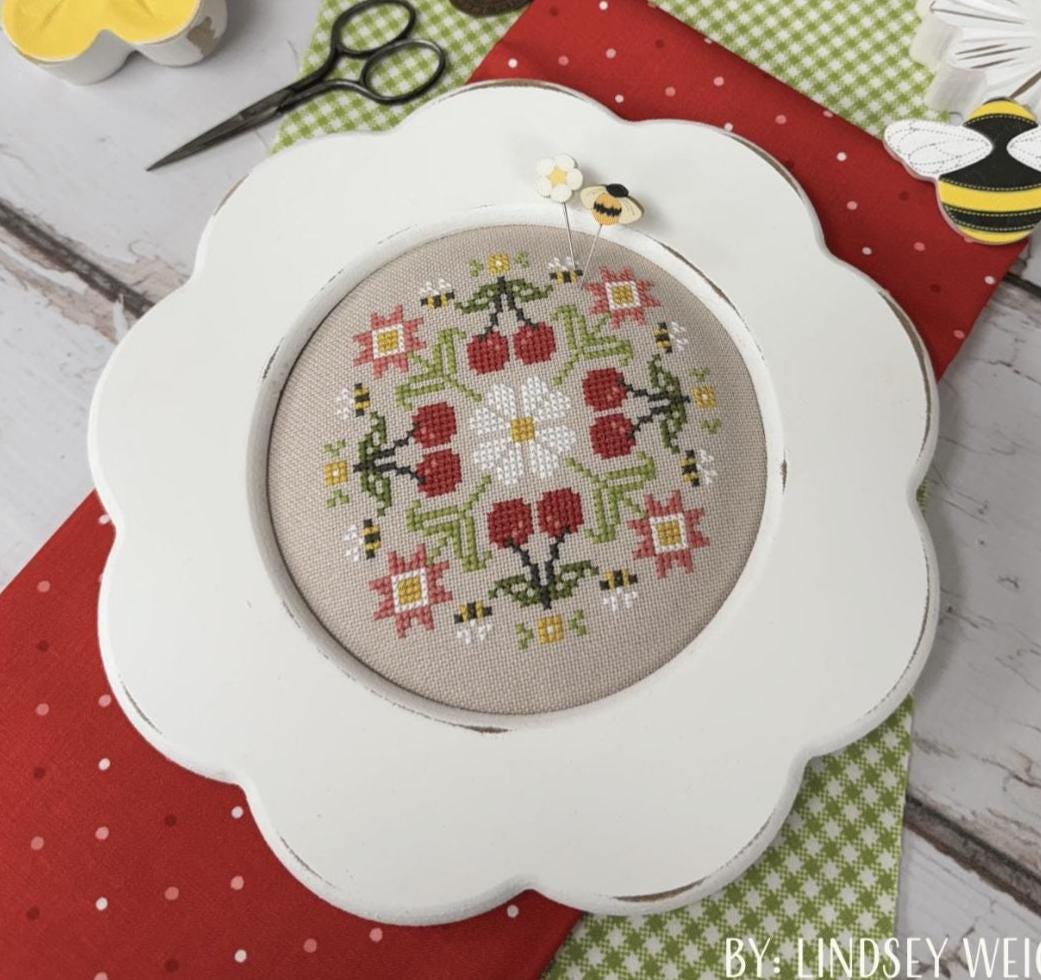 Garden Variety Cherries by Primrose Cottage Stitches - Cross Stitch Paper Pattern