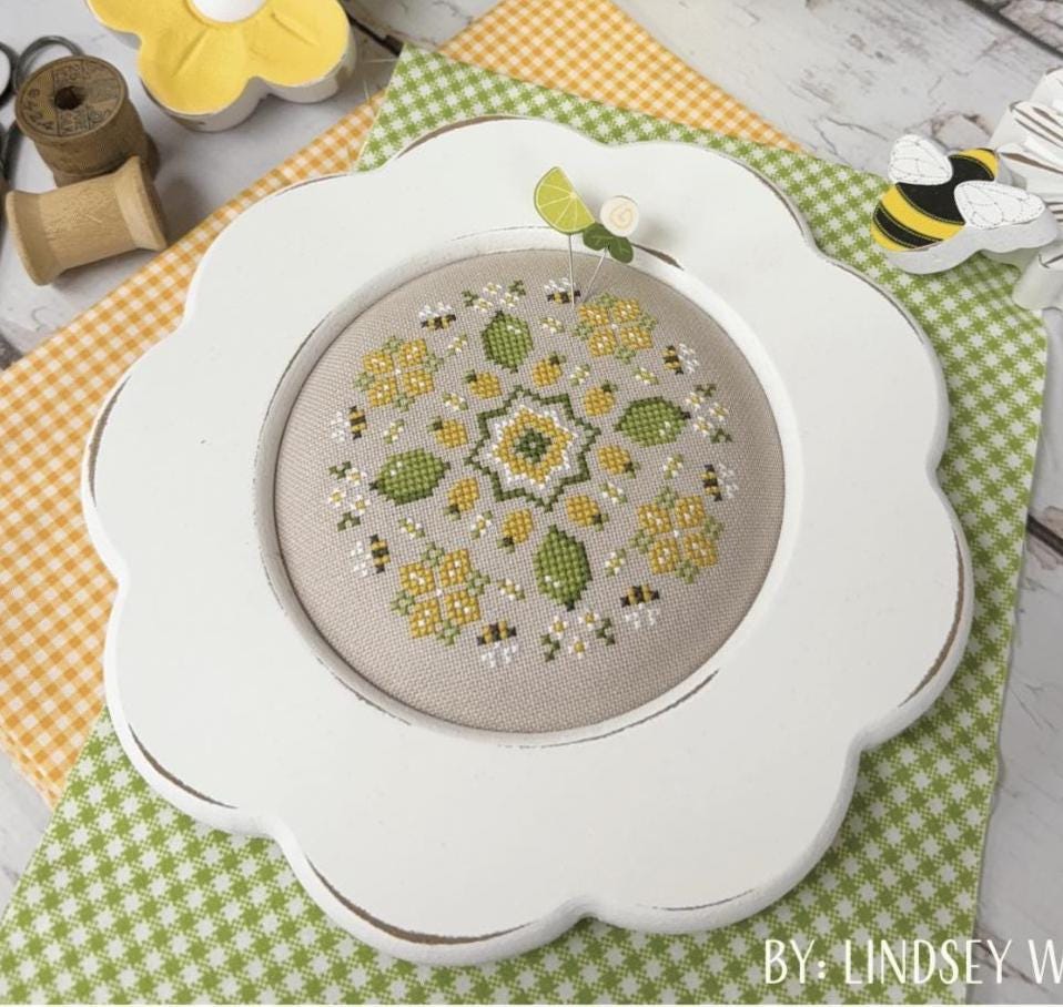 Garden Variety Limes by Primrose Cottage Stitches - Cross Stitch Paper Pattern